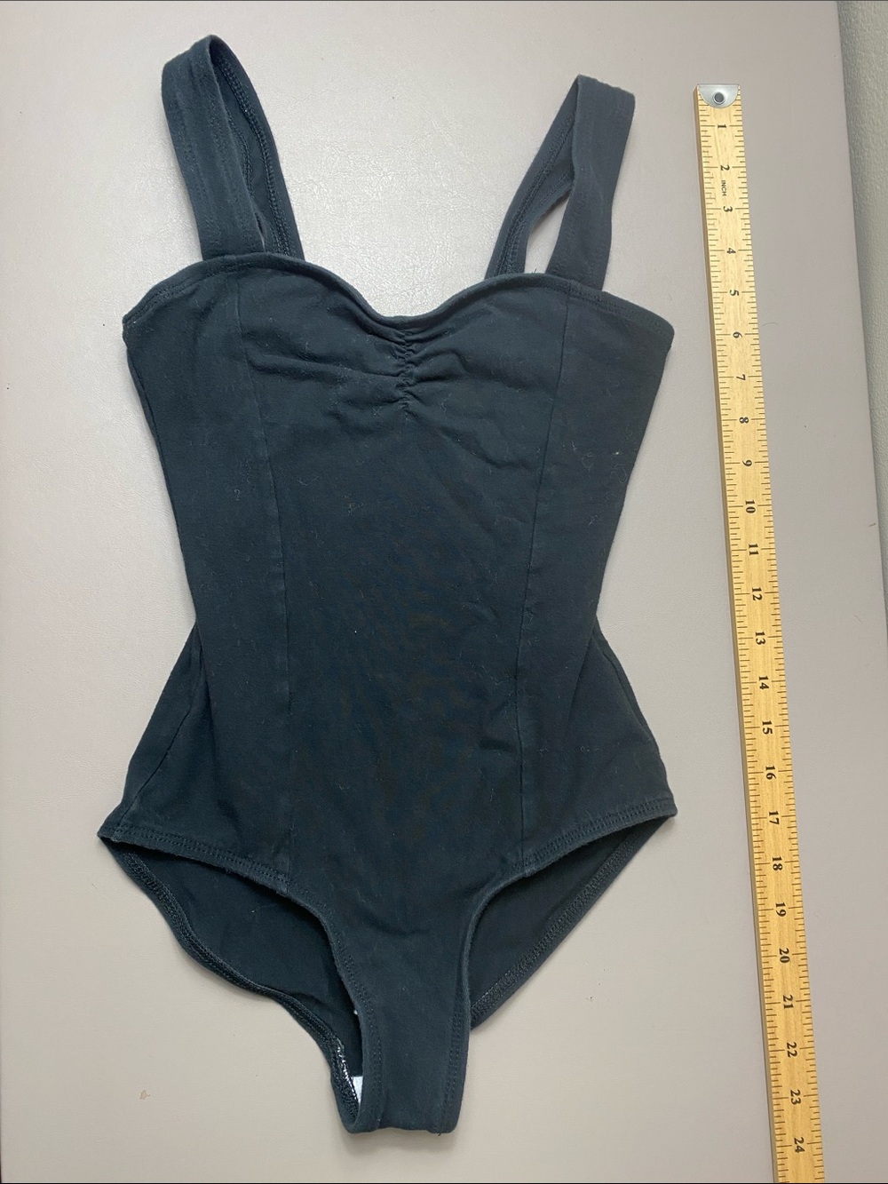 Theatricals Women's small Black Scoop Neck Bodysuit leotard